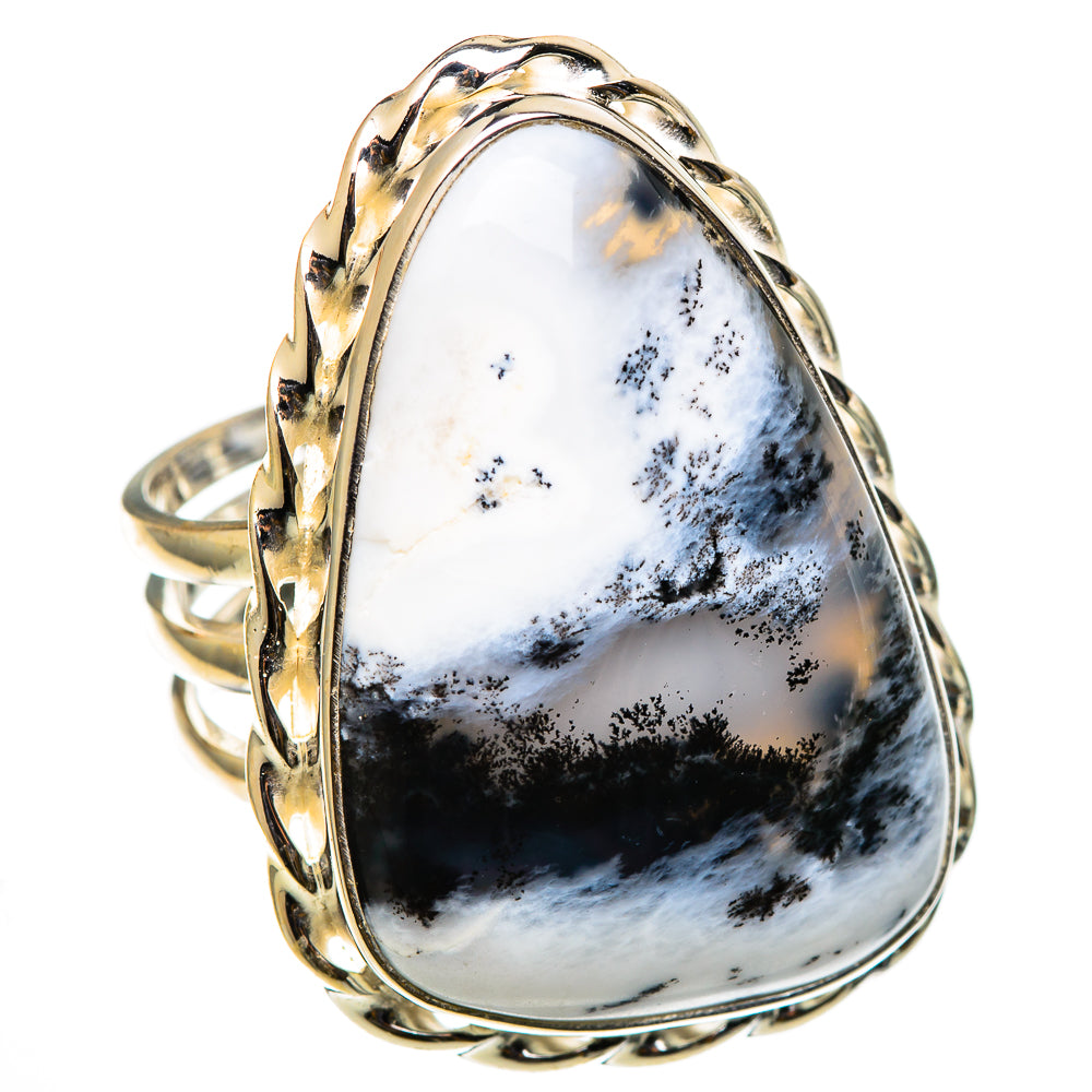 Dendritic Opal Rings handcrafted by Anasilvercos - RING101583