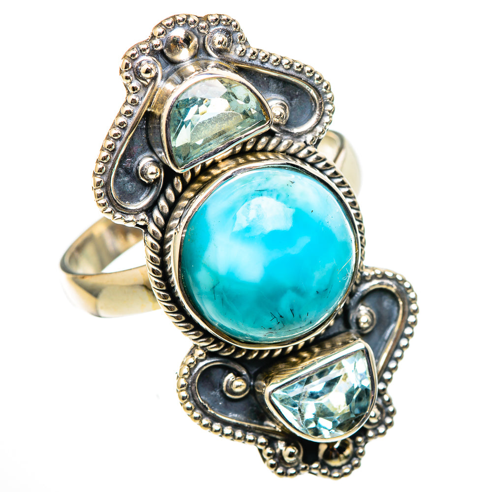 Larimar Rings handcrafted by Anasilvercos - RING101587 - Photo 2