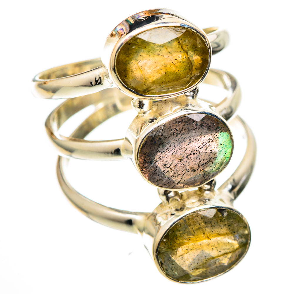 Labradorite Rings handcrafted by Anasilvercos - RING101590