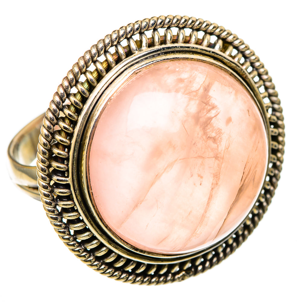Rose Quartz Rings handcrafted by Anasilvercos - RING101591 - Photo 2