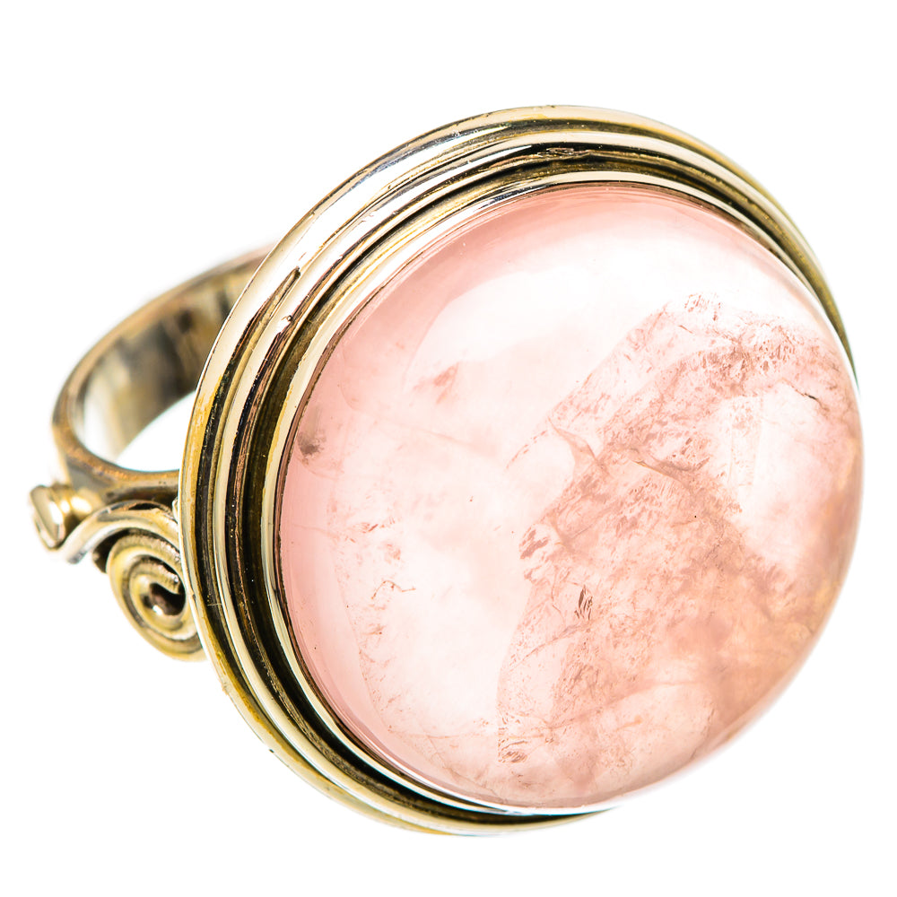 Rose Quartz Rings handcrafted by Anasilvercos - RING101621 - Photo 2