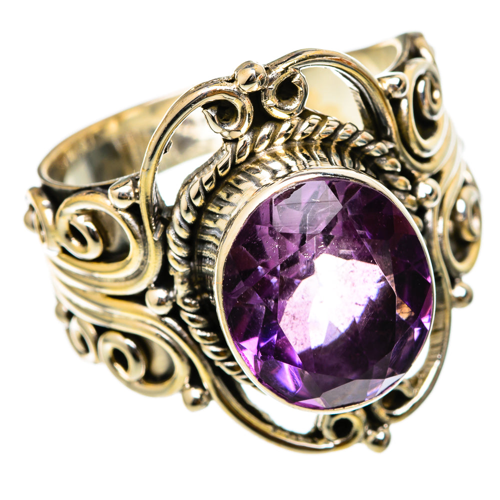 Amethyst Rings handcrafted by Anasilvercos - RING101645