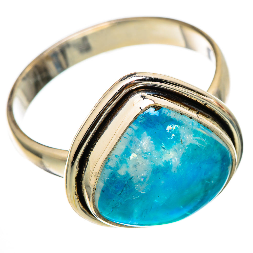 Rainbow Moonstone Rings handcrafted by Anasilvercos - RING101656 - Photo 2