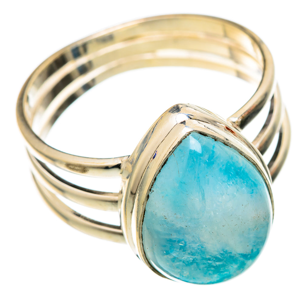 Rainbow Moonstone Rings handcrafted by Anasilvercos - RING101659