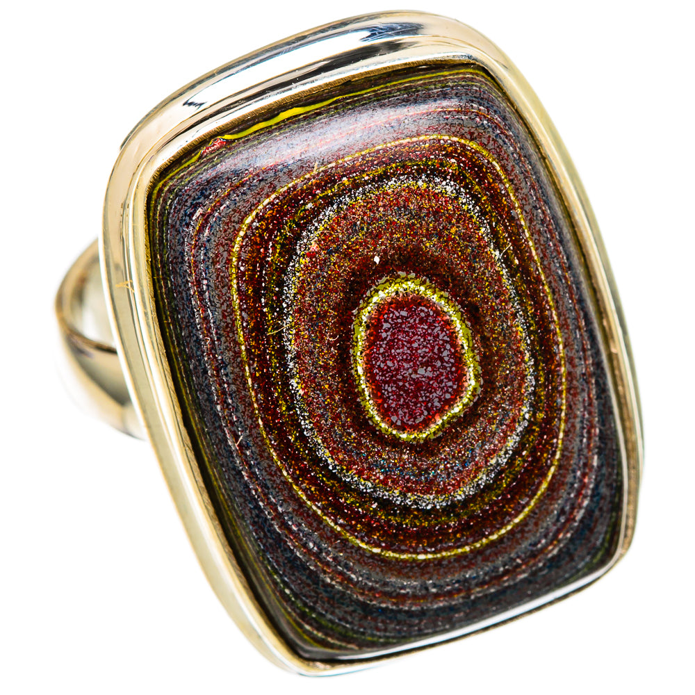 Fordite Rings handcrafted by Anasilvercos - RING101662