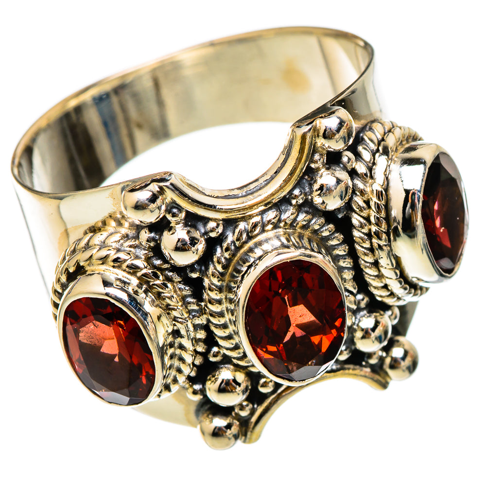 Garnet Rings handcrafted by Anasilvercos - RING101668