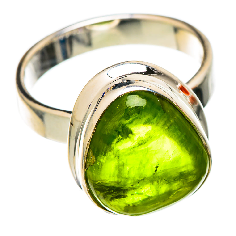 Peridot Rings handcrafted by Anasilvercos - RING101687
