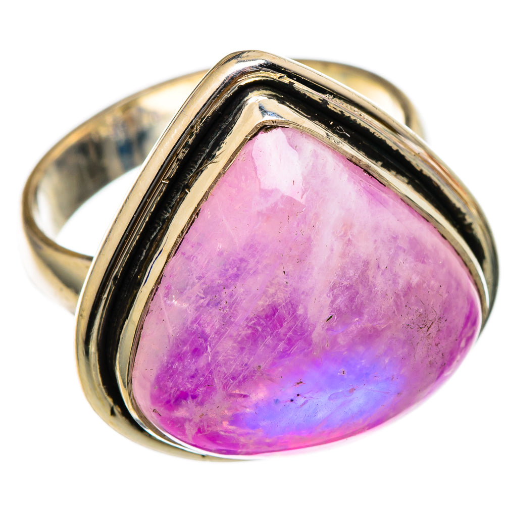Pink Moonstone Rings handcrafted by Anasilvercos - RING101692 - Photo 2