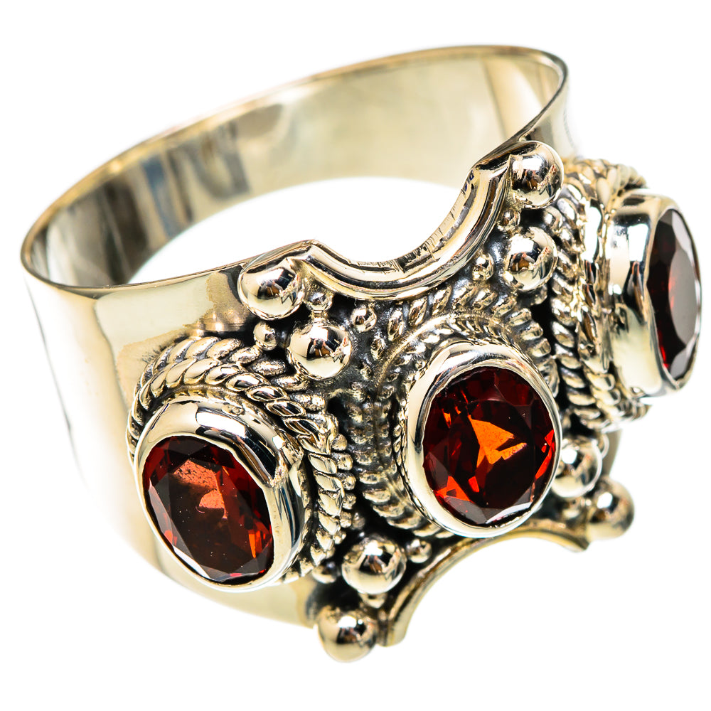 Garnet Rings handcrafted by Anasilvercos - RING101694