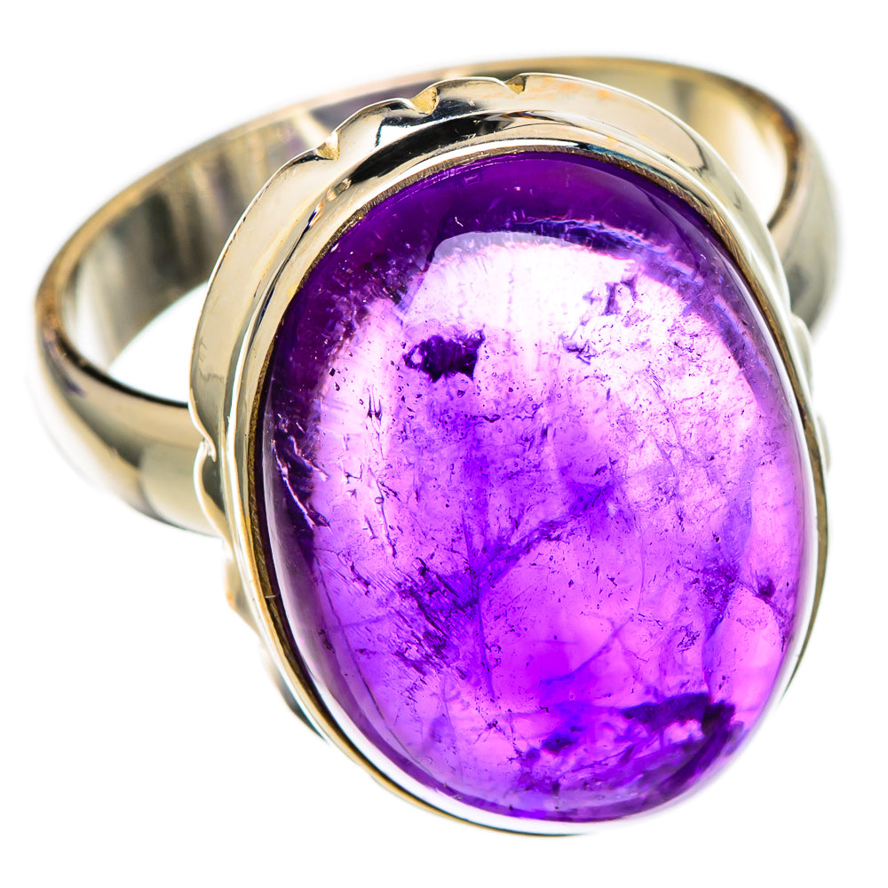 Amethyst Rings handcrafted by Anasilvercos - RING101696