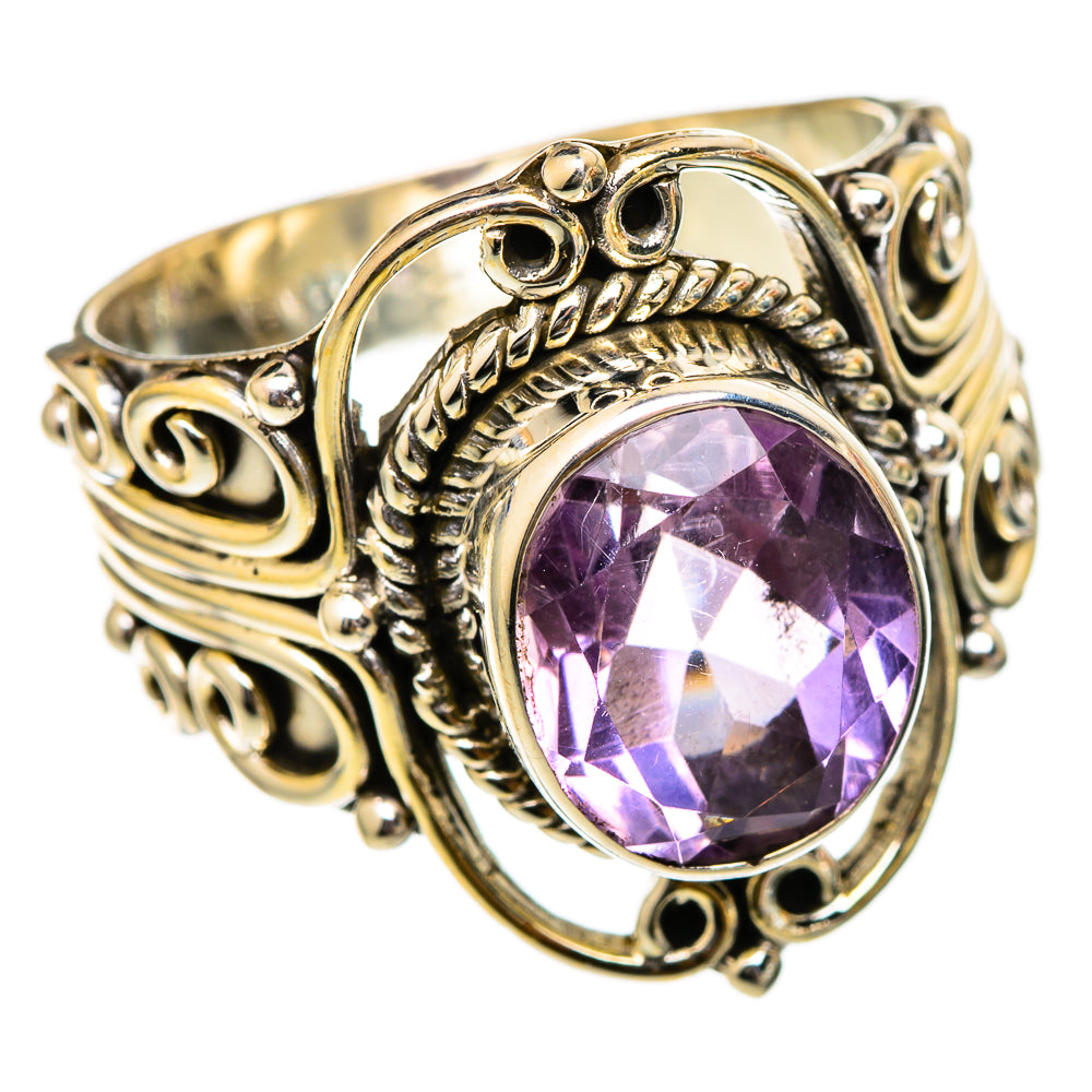 Amethyst Rings handcrafted by Anasilvercos - RING101697