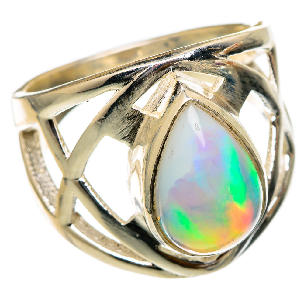 Ethiopian Opal Rings handcrafted by Anasilvercos - RING101704