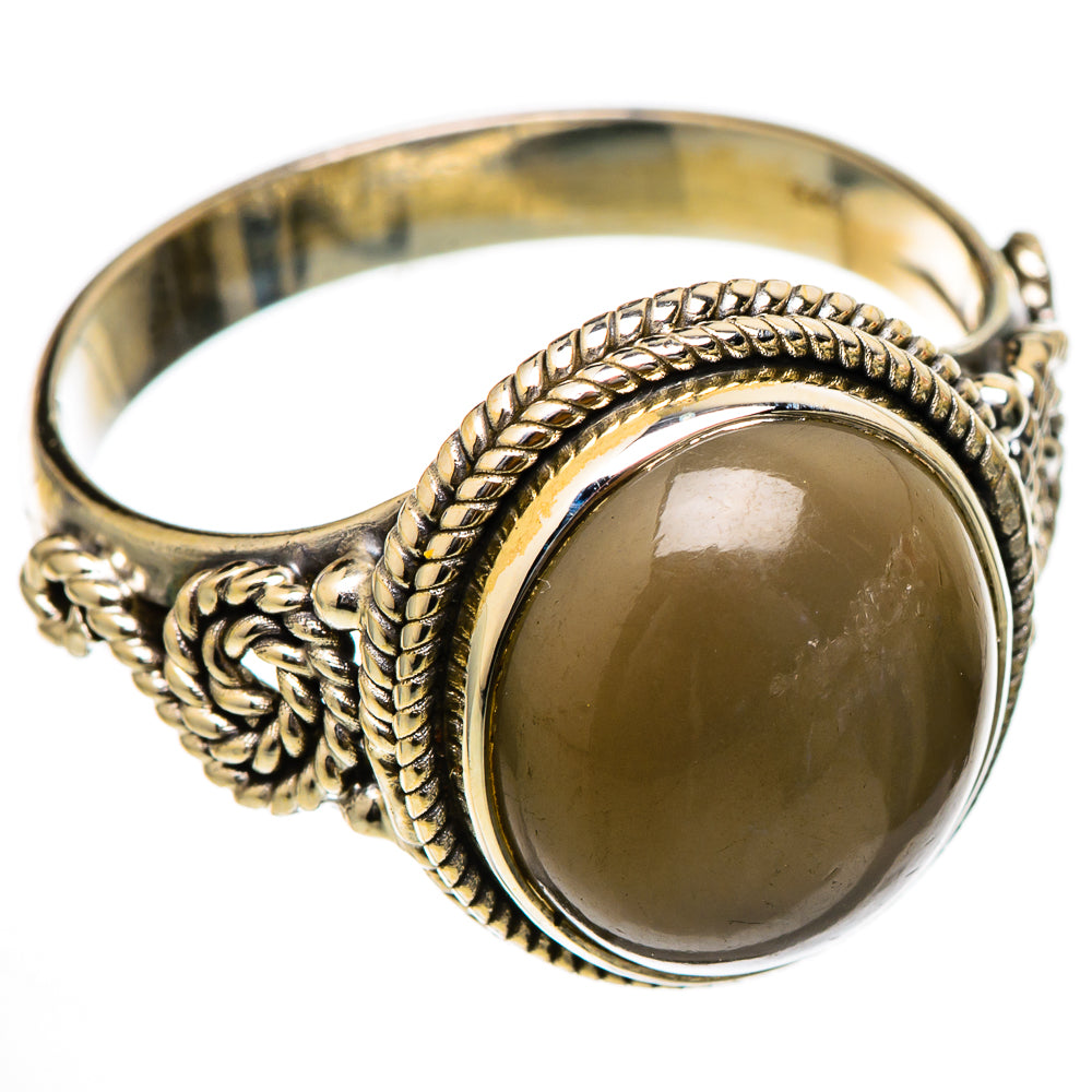 Gold Sheen Obsidian Rings handcrafted by Anasilvercos - RING101732 - Photo 2