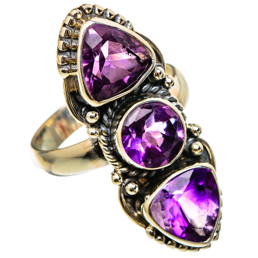 Amethyst Rings handcrafted by Anasilvercos - RING101737