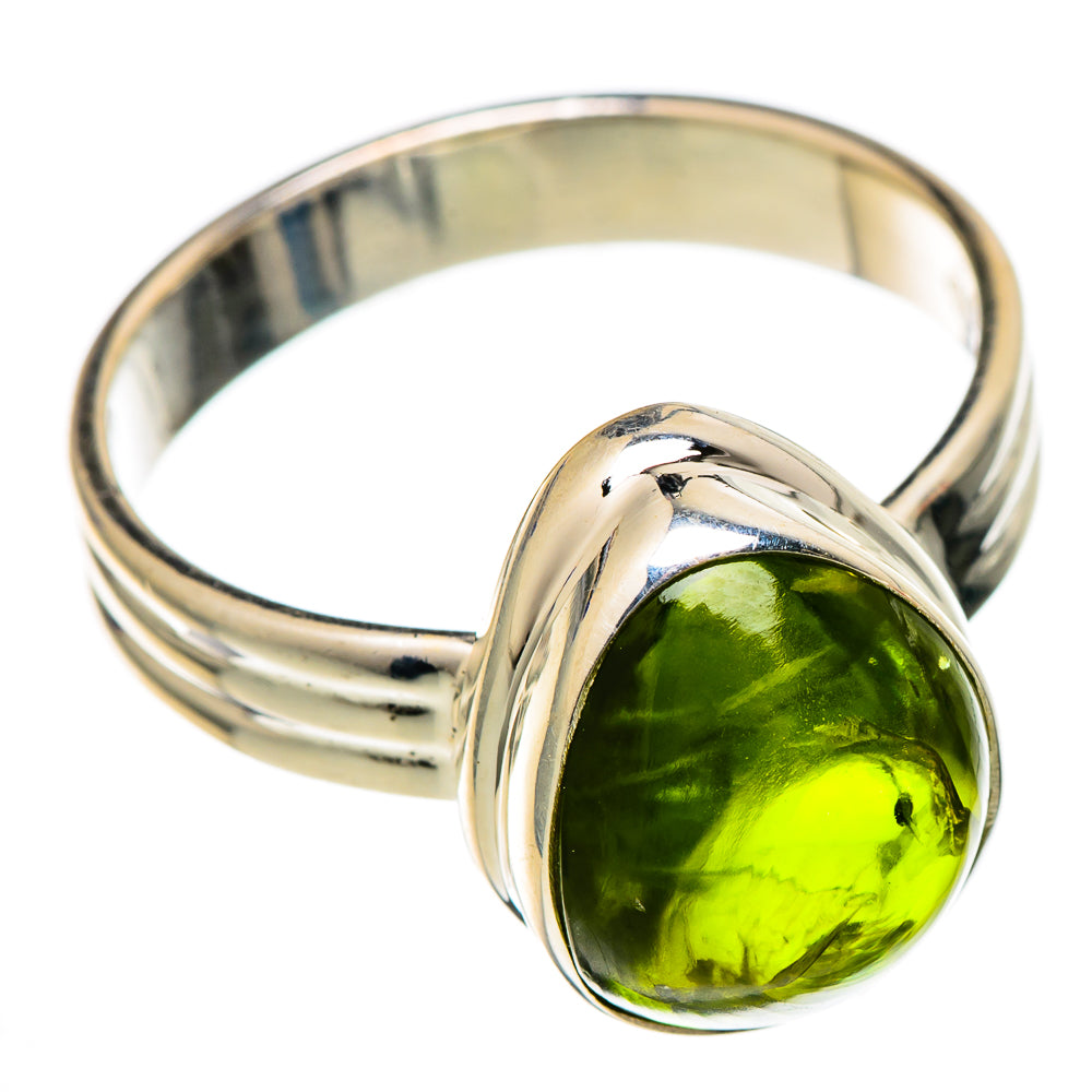Peridot Rings handcrafted by Anasilvercos - RING101745