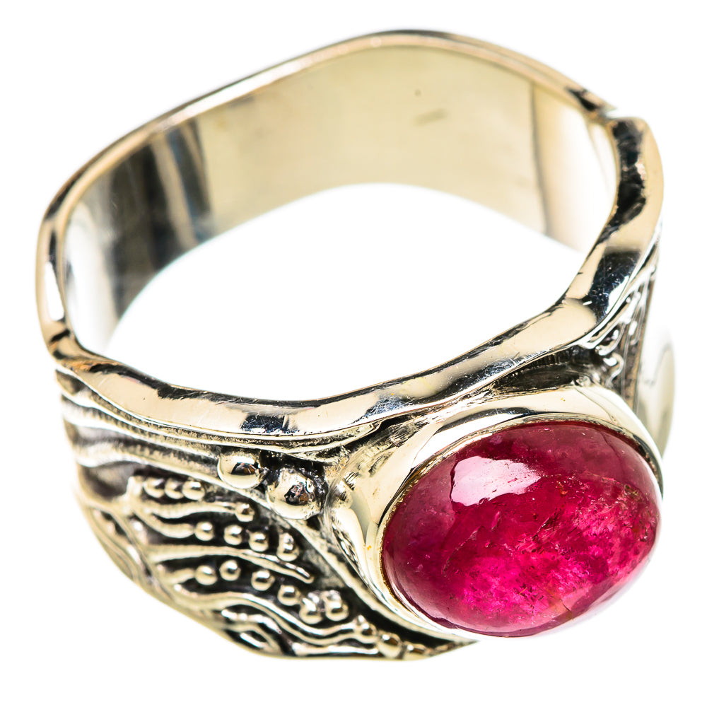 Pink Tourmaline Rings handcrafted by Anasilvercos - RING101746