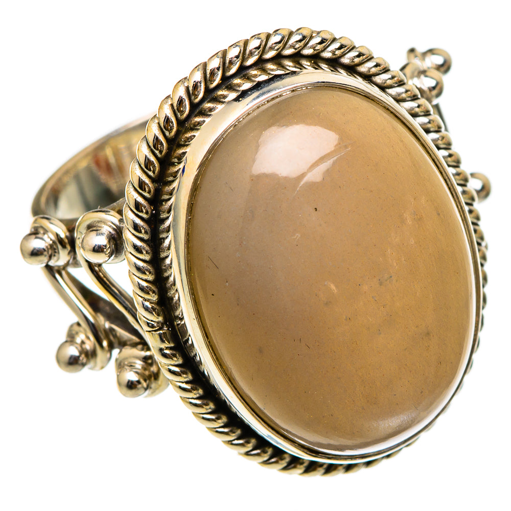 Gold Sheen Obsidian Rings handcrafted by Anasilvercos - RING101752