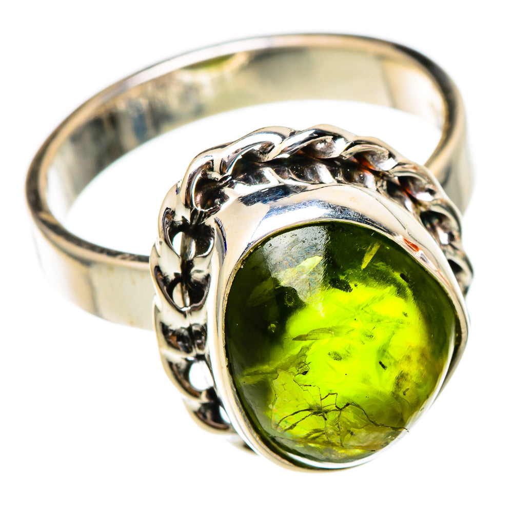 Peridot Rings handcrafted by Anasilvercos - RING101761
