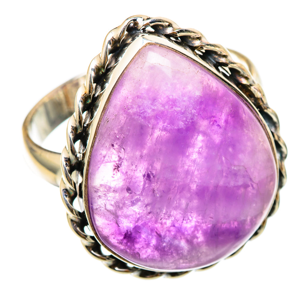 Chevron Amethyst Rings handcrafted by Anasilvercos - RING101825 - Photo 2