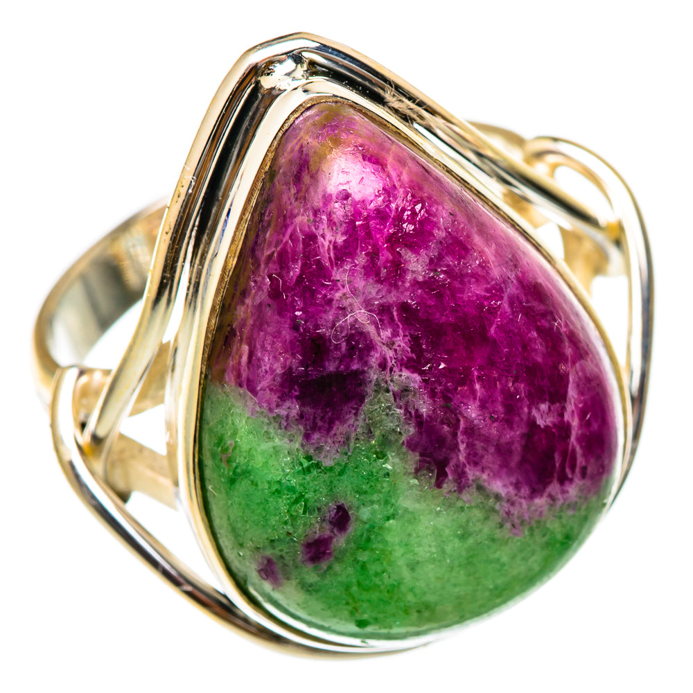 Ruby Zoisite Rings handcrafted by Anasilvercos - RING101837 - Photo 2