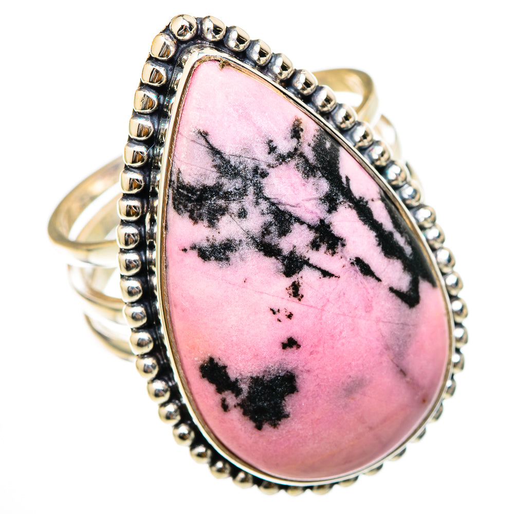 Rhodonite Rings handcrafted by Anasilvercos - RING101859