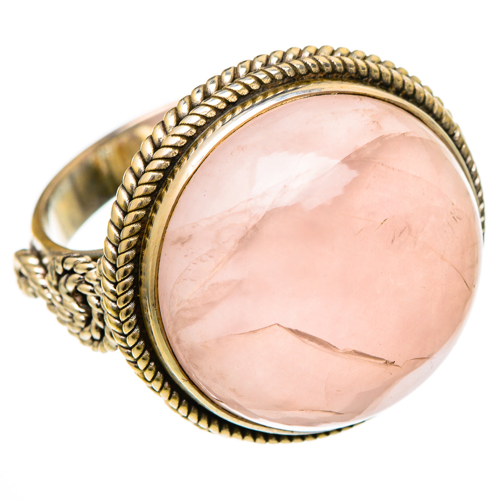 Rose Quartz Rings handcrafted by Anasilvercos - RING101860 - Photo 2