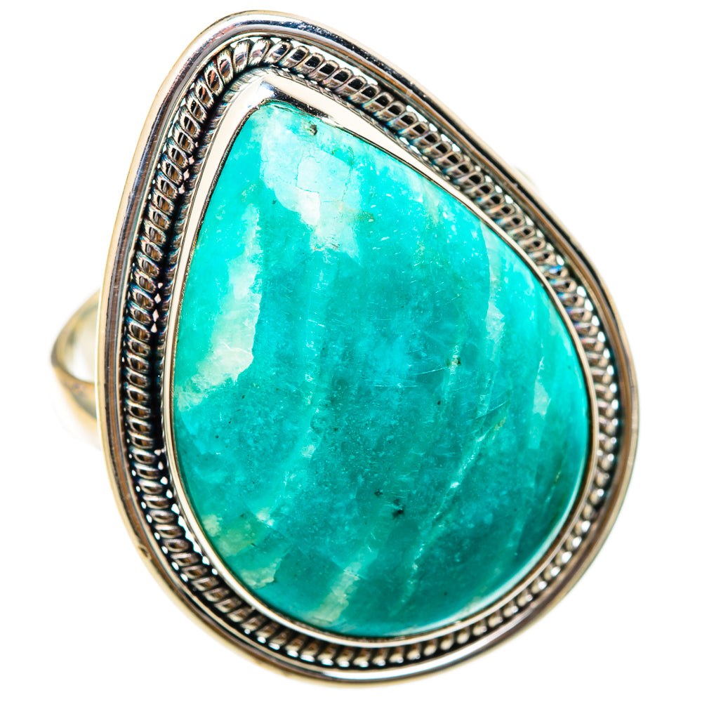 Amazonite Rings handcrafted by Anasilvercos - RING101880 - Photo 2