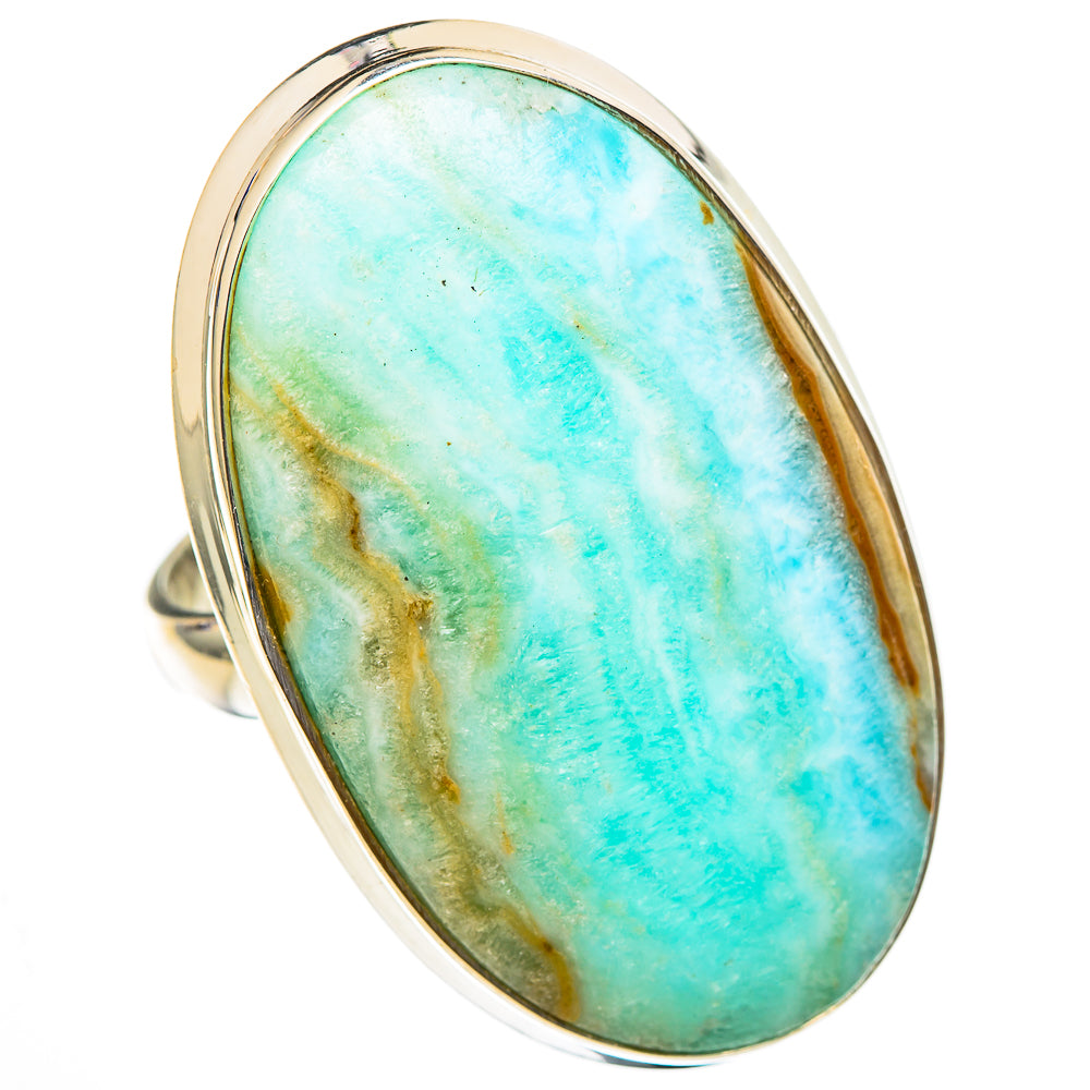 Larimar Rings handcrafted by Anasilvercos - RING101903