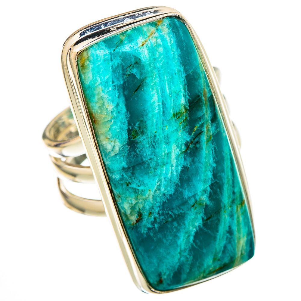 Amazonite Rings handcrafted by Anasilvercos - RING101910