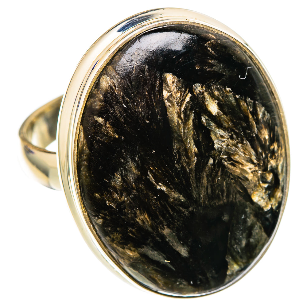 Golden Seraphinite Rings handcrafted by Anasilvercos - RING101915 - Photo 2