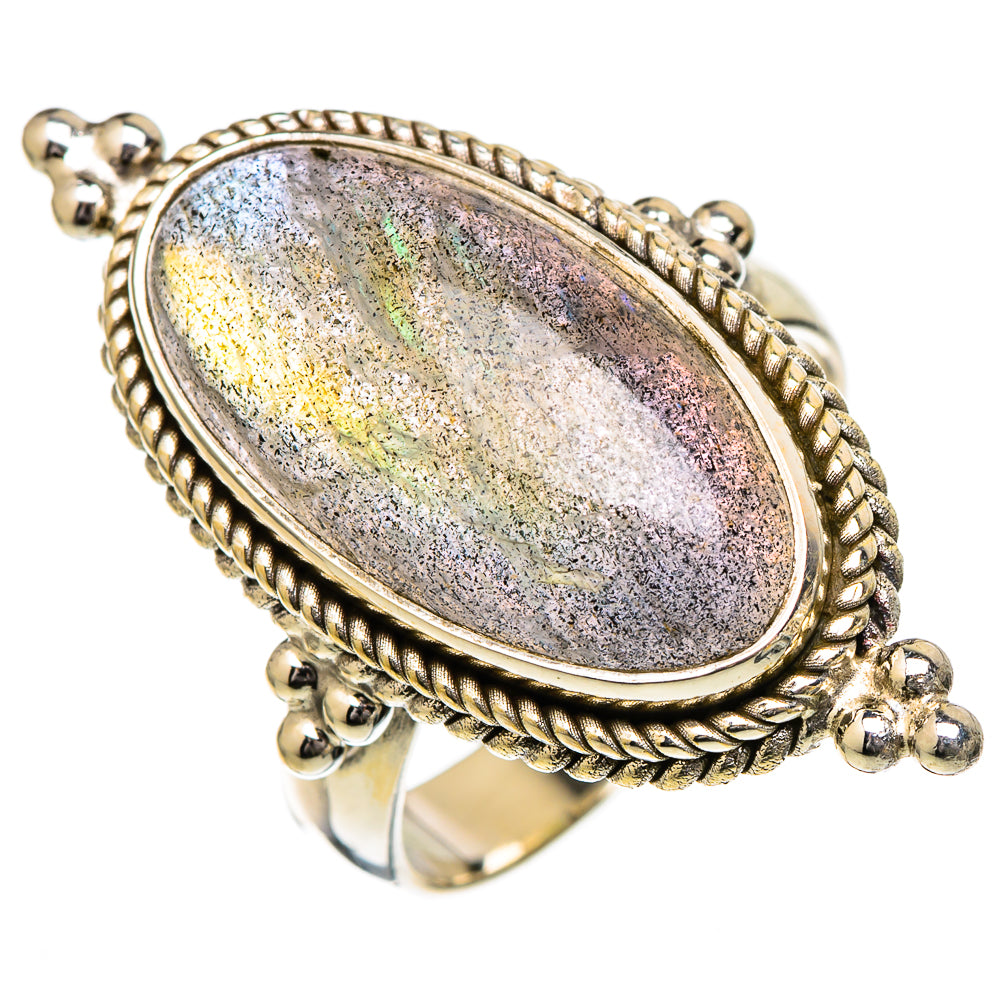 Labradorite Rings handcrafted by Anasilvercos - RING101936