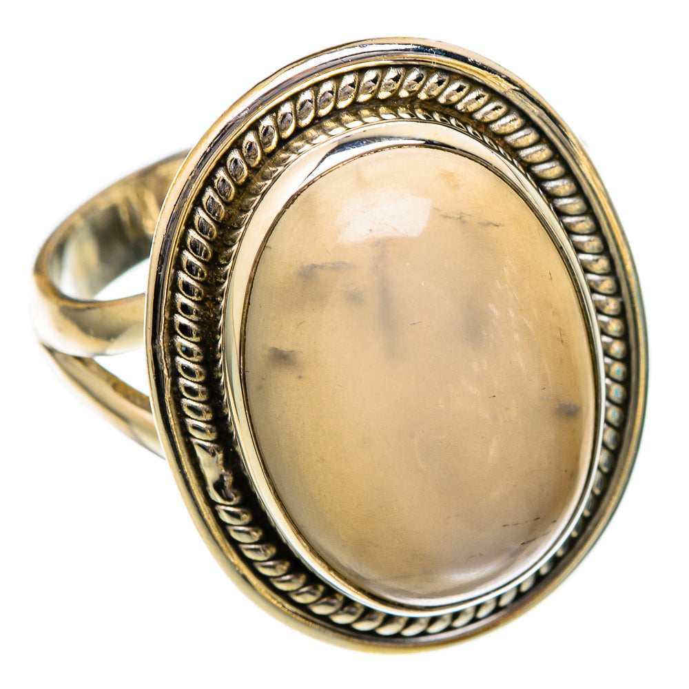 Chocolate Moonstone Rings handcrafted by Anasilvercos - RING101954