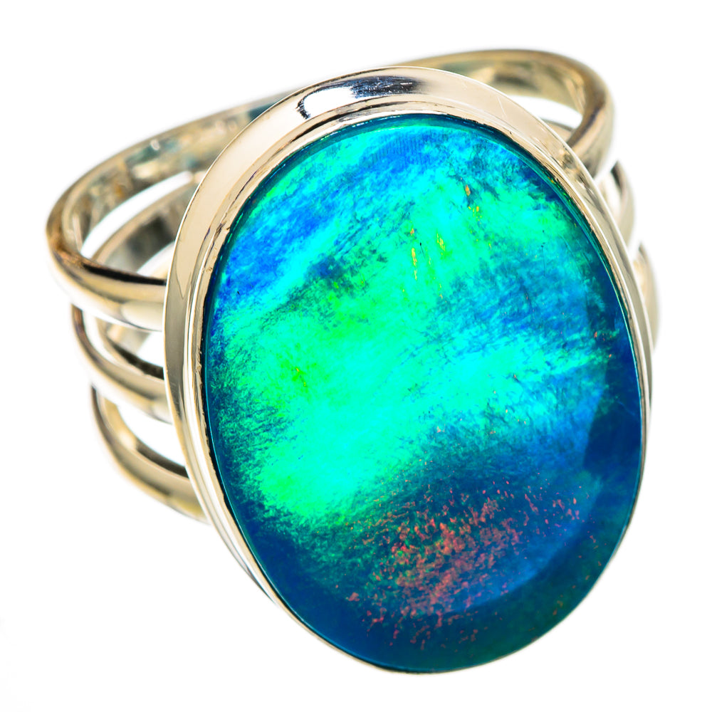 Aura Opal Rings handcrafted by Anasilvercos - RING101959