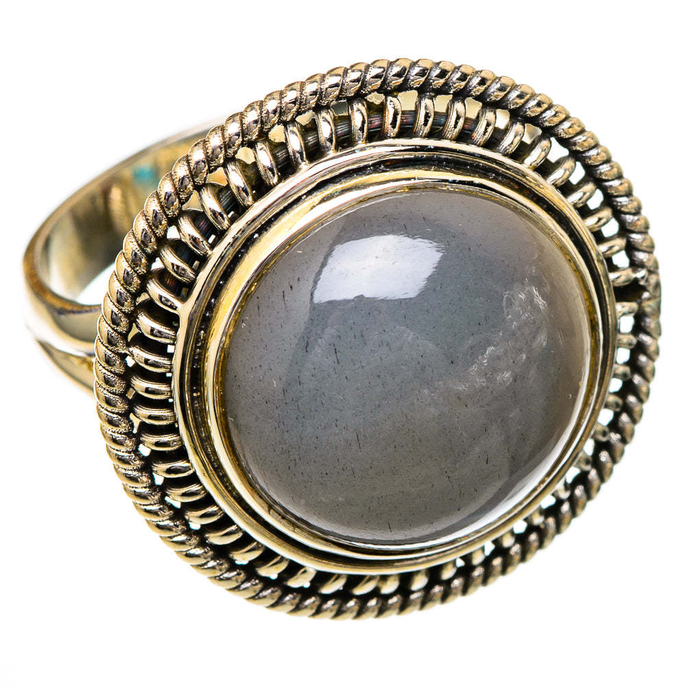 Chocolate Moonstone Rings handcrafted by Anasilvercos - RING101960