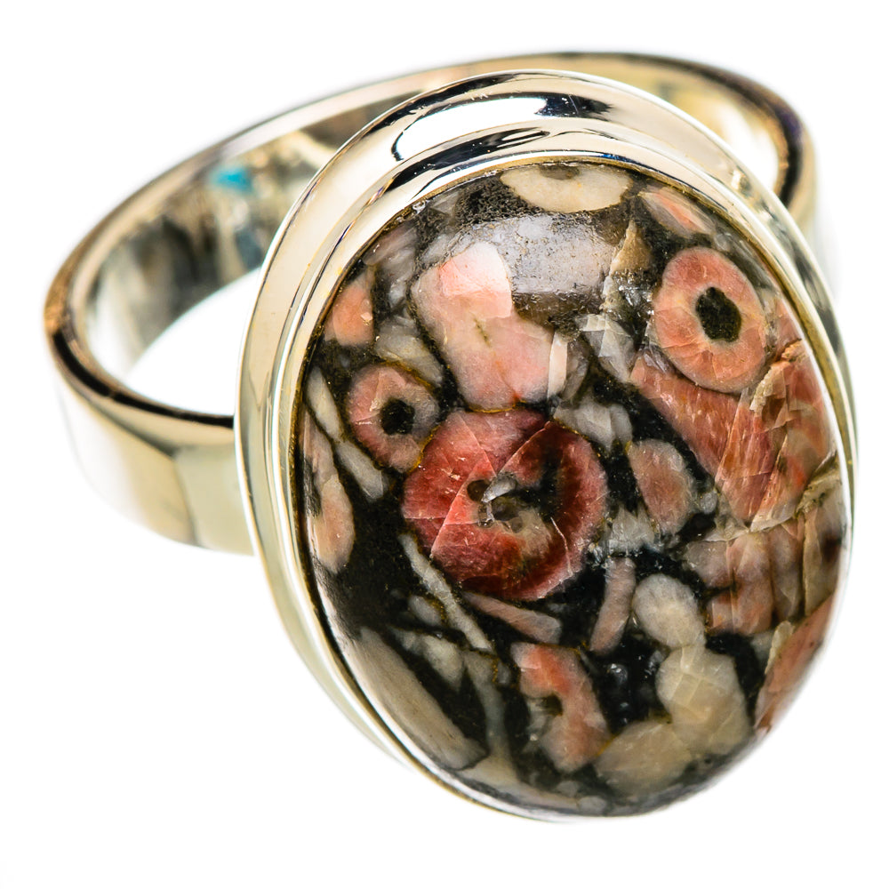 Crinoid Fossil Rings handcrafted by Anasilvercos - RING101992