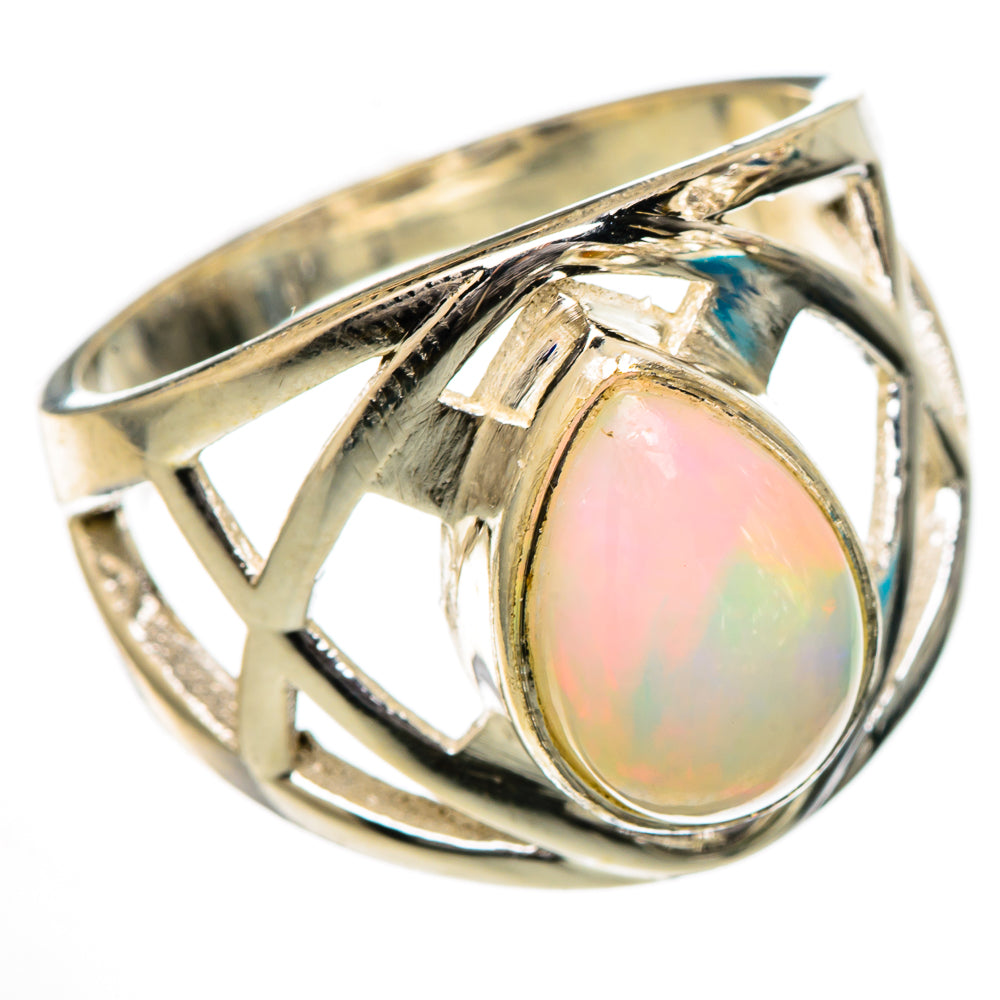 Ethiopian Opal Rings handcrafted by Anasilvercos - RING102002
