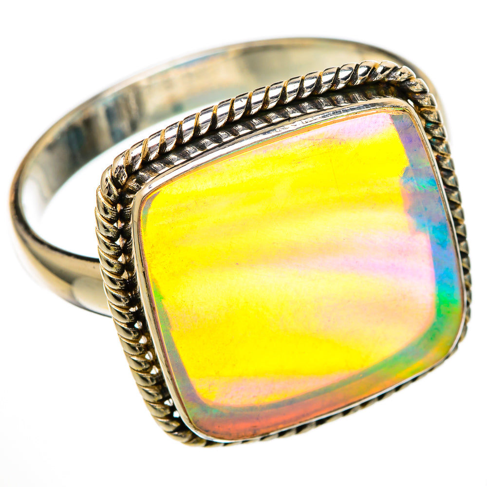 Aura Opal Rings handcrafted by Anasilvercos - RING102006