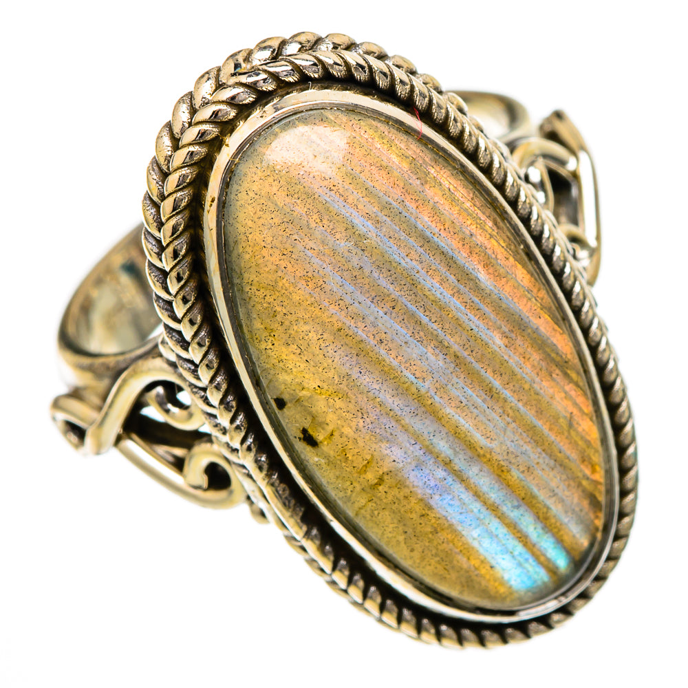 Labradorite Rings handcrafted by Anasilvercos - RING102007