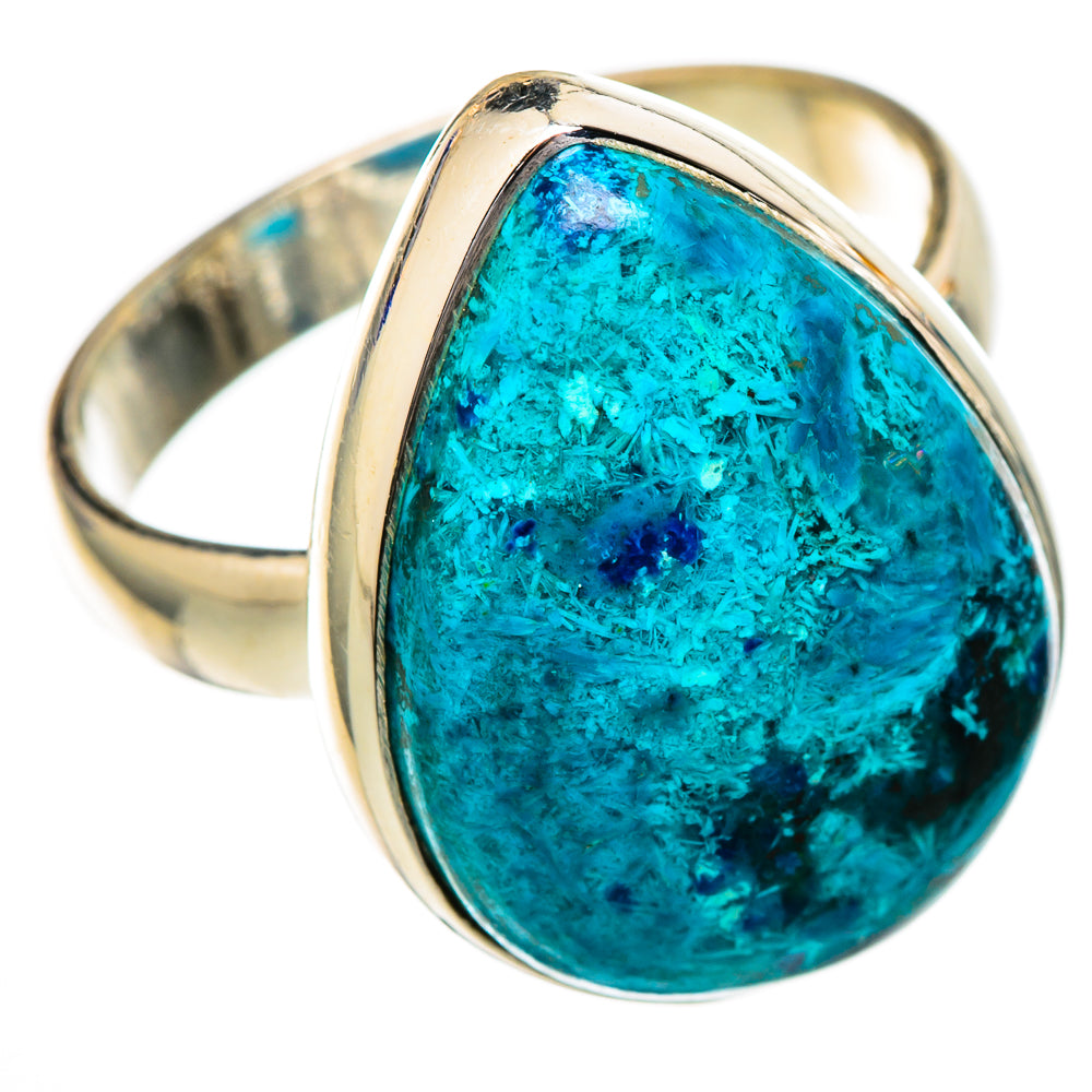 Chrysocolla Rings handcrafted by Anasilvercos - RING102009