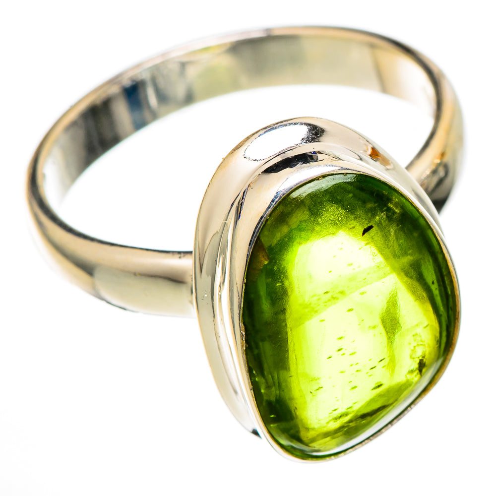 Peridot Rings handcrafted by Anasilvercos - RING102013