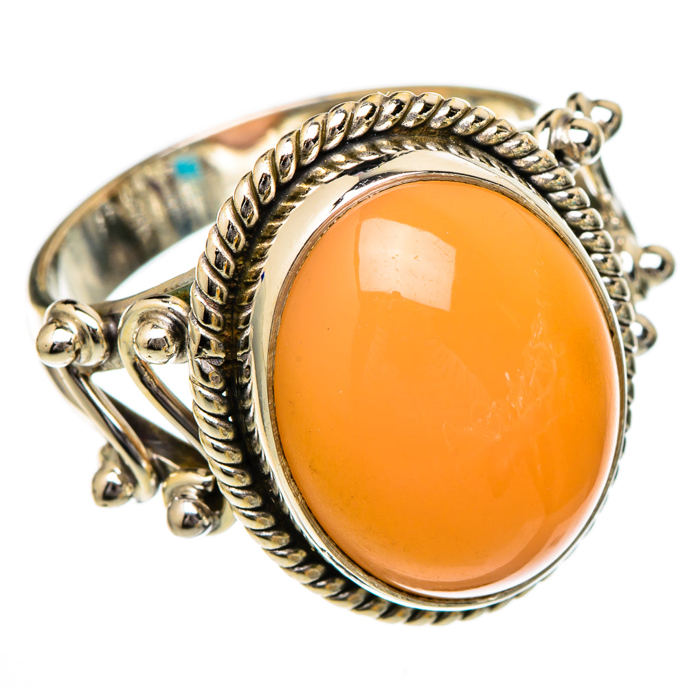 Sunstone Rings handcrafted by Anasilvercos - RING102016