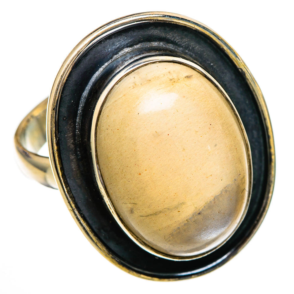 Chocolate Moonstone Rings handcrafted by Anasilvercos - RING102043