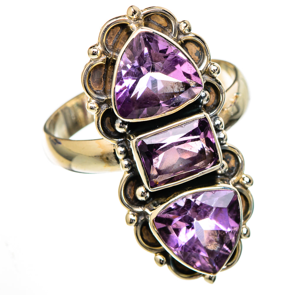 Amethyst Rings handcrafted by Anasilvercos - RING102074