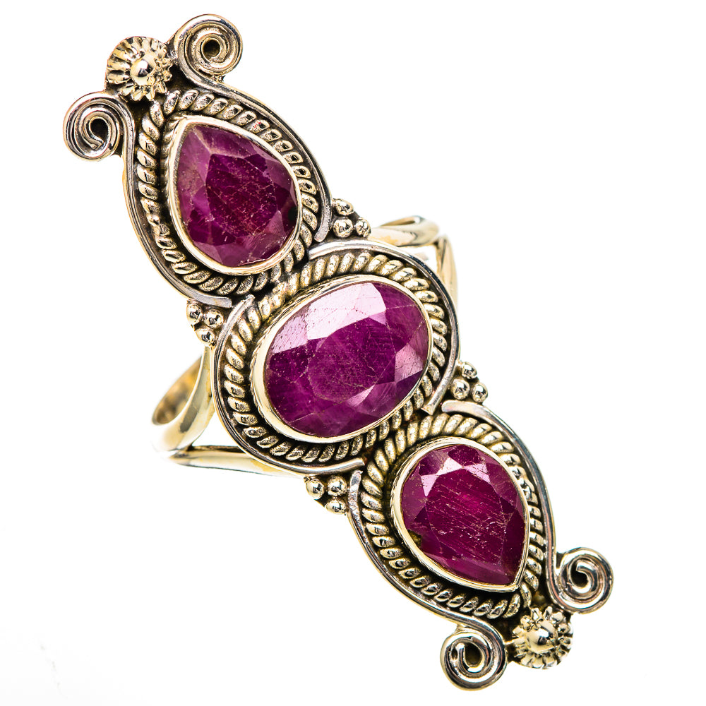 Ruby Rings handcrafted by Anasilvercos - RING102117