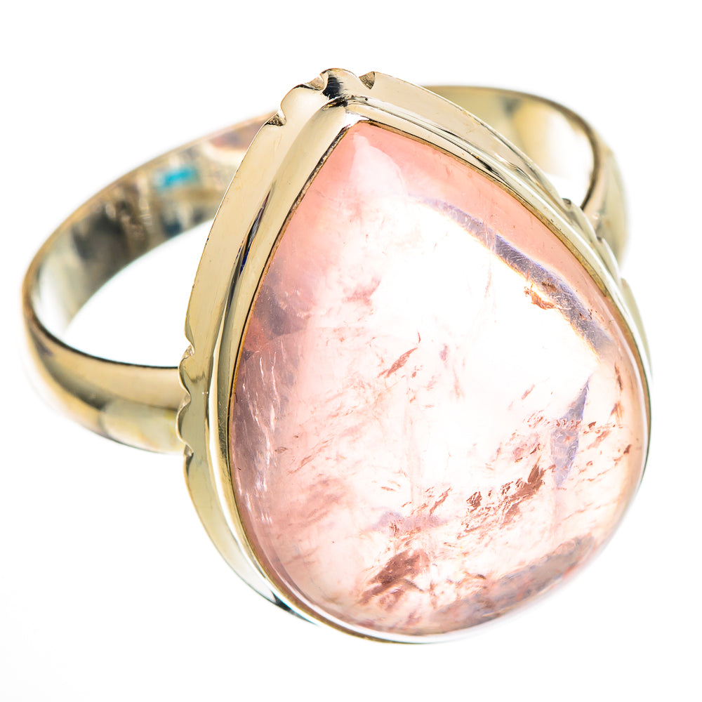 Rose Quartz Rings handcrafted by Anasilvercos - RING102121 - Photo 2