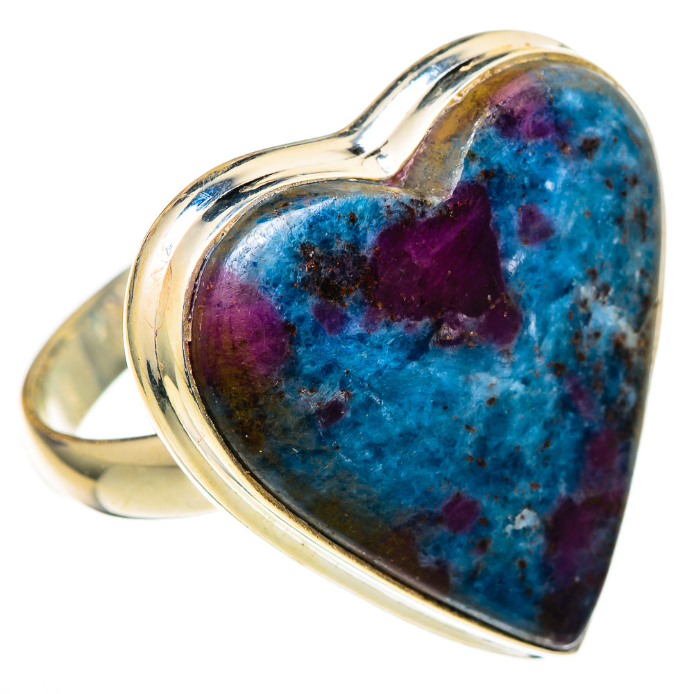 Ruby Fuchsite Rings handcrafted by Anasilvercos - RING102145