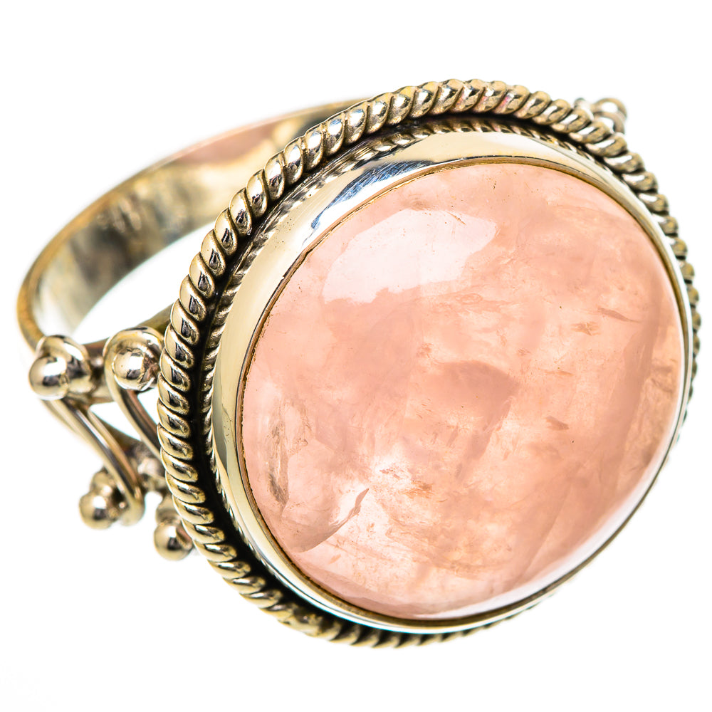 Rose Quartz Rings handcrafted by Anasilvercos - RING102159 - Photo 2