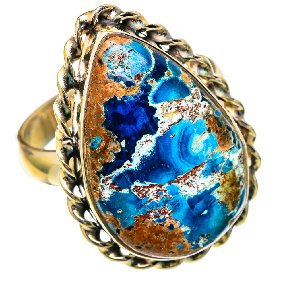 Chrysocolla Rings handcrafted by Anasilvercos - RING102179
