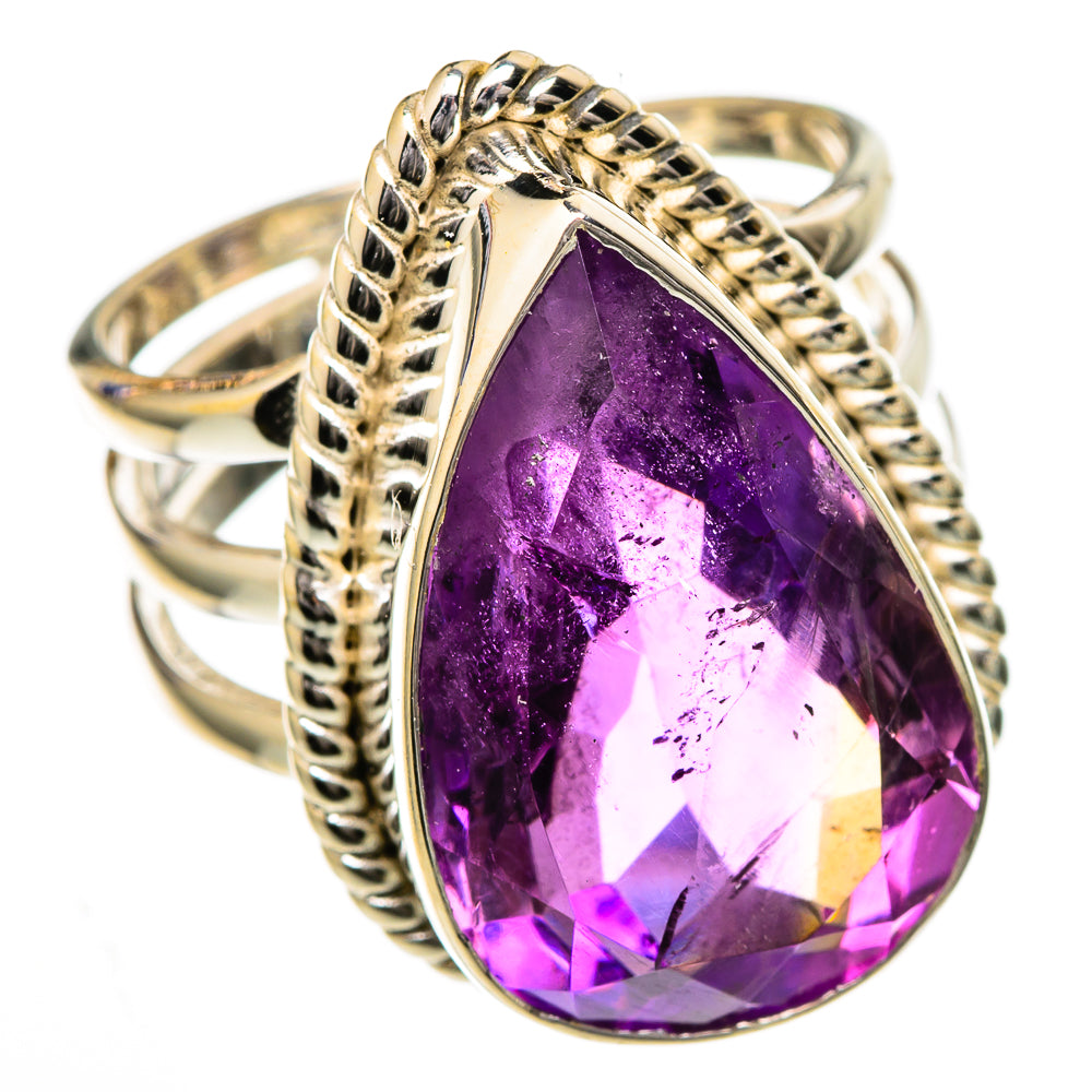 Amethyst Rings handcrafted by Anasilvercos - RING102199