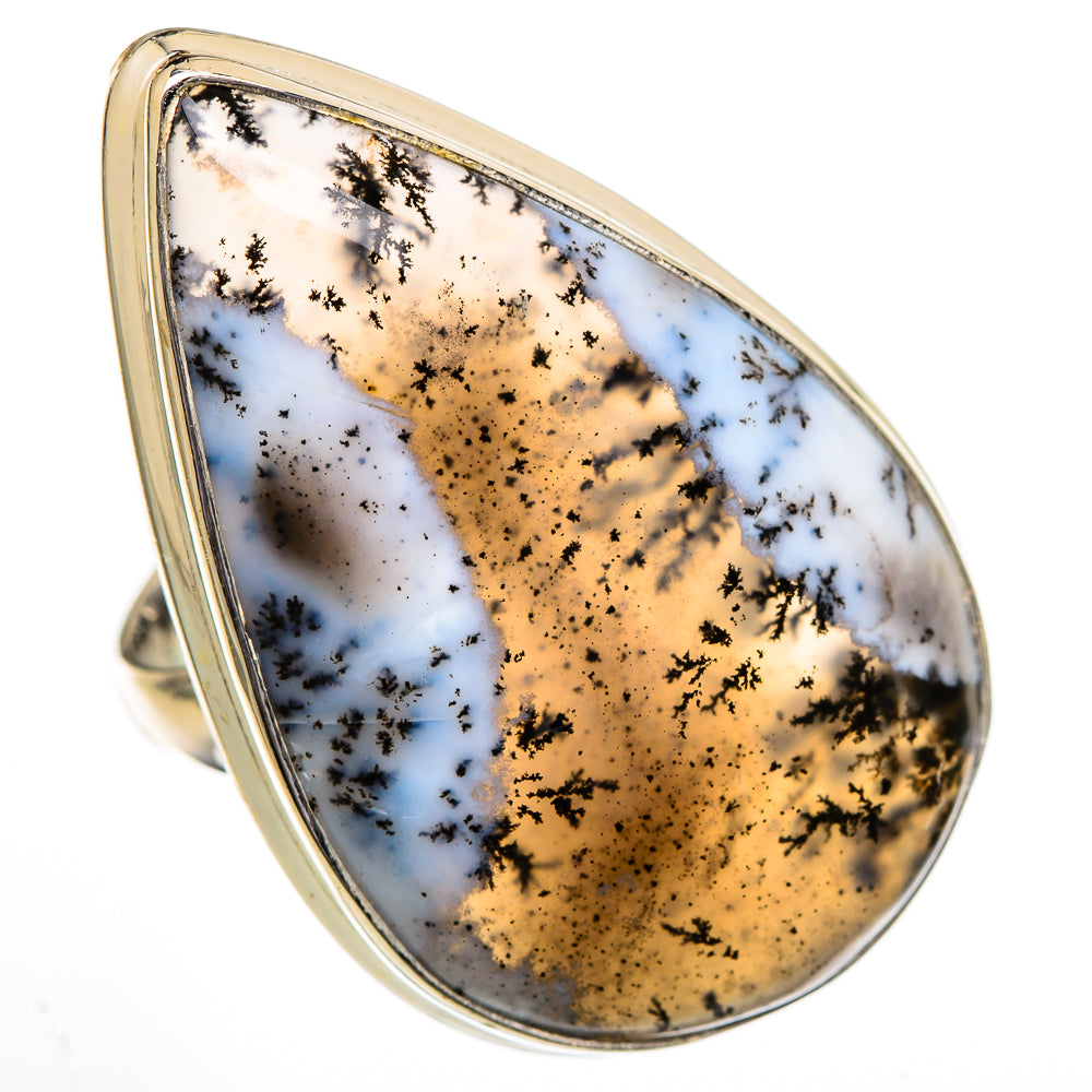 Dendritic Opal Rings handcrafted by Anasilvercos - RING102207